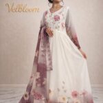 Designer Floral Partywear Gown