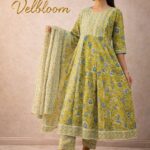 Floral Printed Anarkali Set